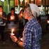 Catherine Swords,
18, undecided,
speaks with
students about
sexual violence
at the Take Back
the Night event
Tuesday, June 3.